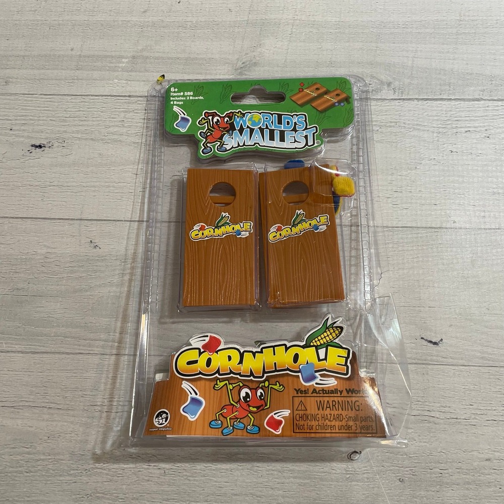 Worlds smallest‎ cornhole